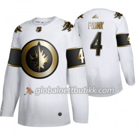 Winnipeg Jets Hockeydrakt Neal Pionk 4 Adidas 2019-2020 Golden Edition Hvit Authentic - Herre